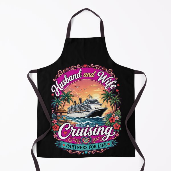 Item preview, Husband & Wife Cruising Couple Cruise Shirt | Nautical Travel Style | Married Couples Vacation Gift designed and sold by Teetreasure2.