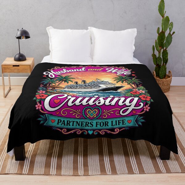 Item preview, Husband & Wife Cruising Couple Cruise Shirt | Nautical Travel Style | Married Couples Vacation Gift designed and sold by Teetreasure2.