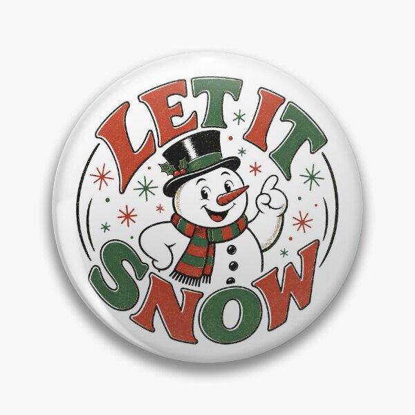 Item preview, Vintage Retro Christmas Snowman designed and sold by Inspired Life Creative.