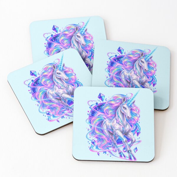 Item preview, Unicorn, run towards the future! designed and sold by BiaSMartins.