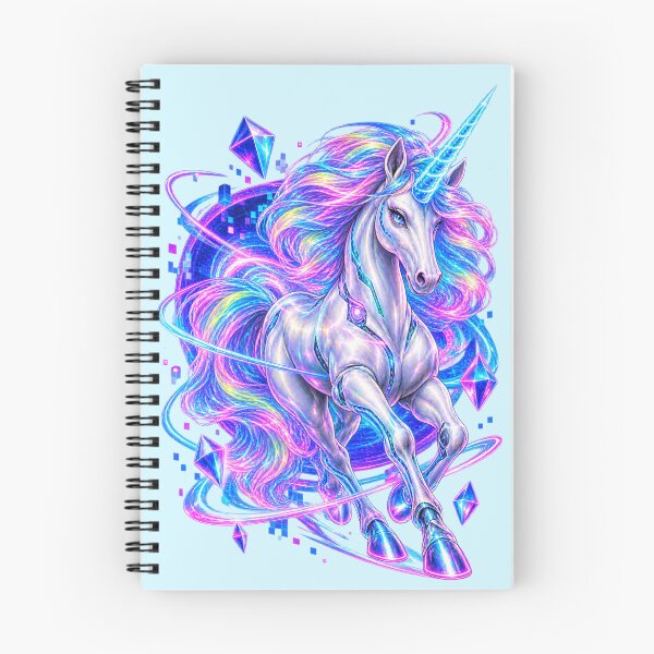 Item preview, Unicorn, run towards the future! designed and sold by BiaSMartins.