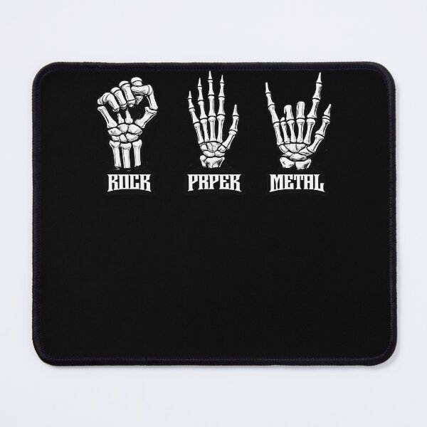 Item preview, Rock Paper Metal Skeleton Hand Gestures Funny Music And Game Humor Apparel designed and sold by slmfams.
