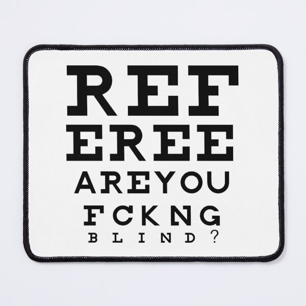 Item preview, Blind Referee Illustration Funny Sports Official Design designed and sold by Design Project.