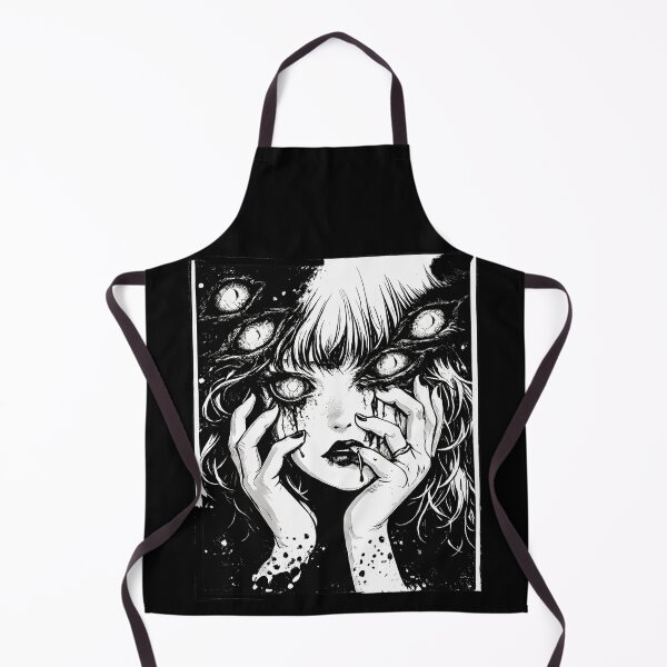 Item preview, Multi Eyed Horror Girl With Tears Dark Fantasy Creepy Art Illustration Apparel designed and sold by slmfams.