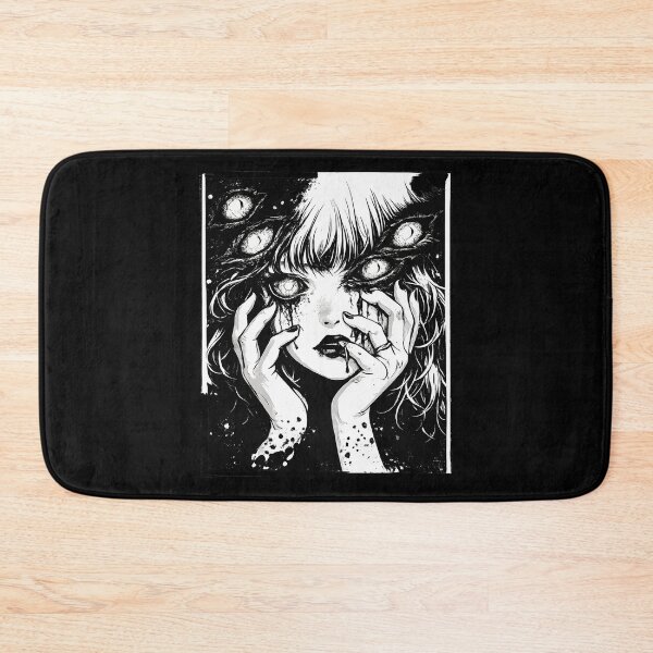 Item preview, Multi Eyed Horror Girl With Tears Dark Fantasy Creepy Art Illustration Apparel designed and sold by slmfams.