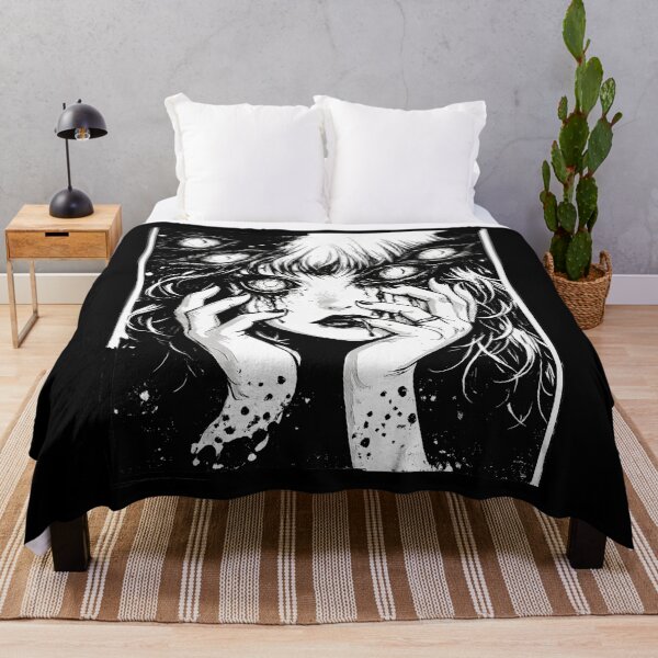 Item preview, Multi Eyed Horror Girl With Tears Dark Fantasy Creepy Art Illustration Apparel designed and sold by slmfams.