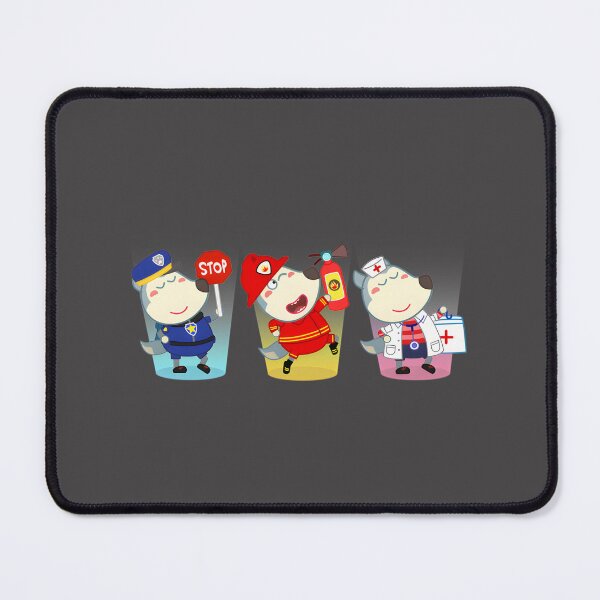 Item preview, Wolfoos Dream Job Cute Cartoon Wolf Character Illustration designed and sold by DachiB.