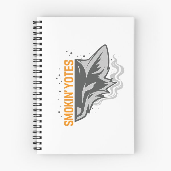 Item preview, Smokin Yotes Coyote Head Logo With Smoke Sports Team Mascot Apparel designed and sold by slmfams.