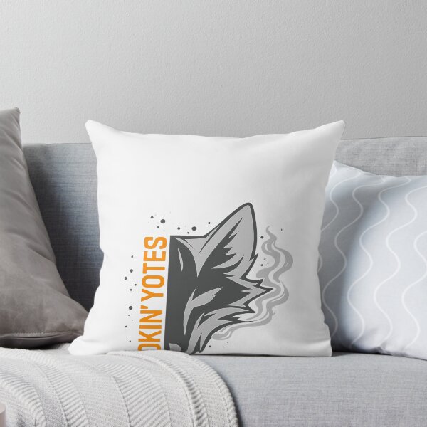 Item preview, Smokin Yotes Coyote Head Logo With Smoke Sports Team Mascot Apparel designed and sold by slmfams.