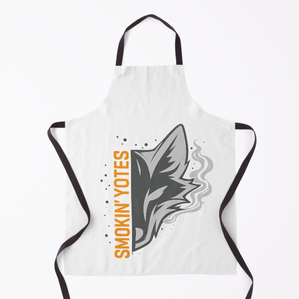 Item preview, Smokin Yotes Coyote Head Logo With Smoke Sports Team Mascot Apparel designed and sold by slmfams.