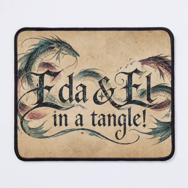 Item preview, Eda & El in a Tangle! designed and sold by Omnithread.