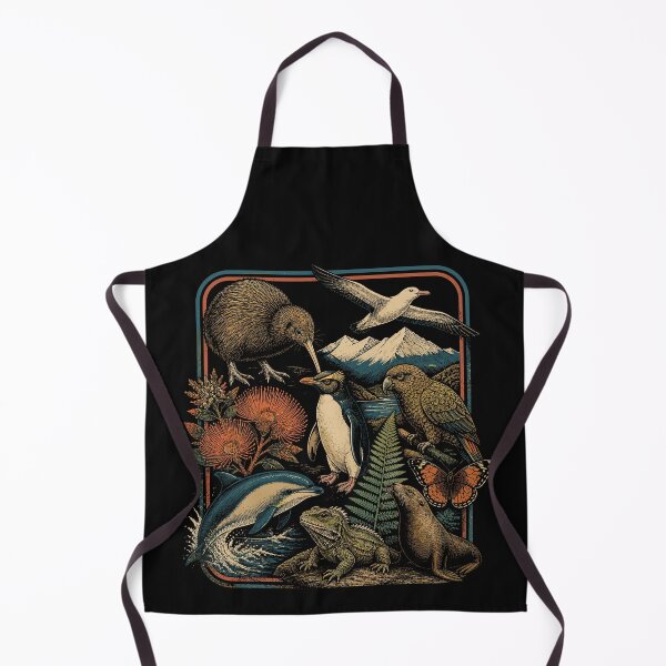 Item preview, New Zealand Wildlife Art | Kiwi Kea Penguin Tuatara NZ Nature designed and sold by MvuuStudio.