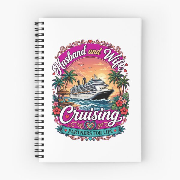 Item preview, Husband & Wife Cruising Couple Cruise Shirt | Nautical Travel Style | Married Couples Vacation Gift designed and sold by Teetreasure2.