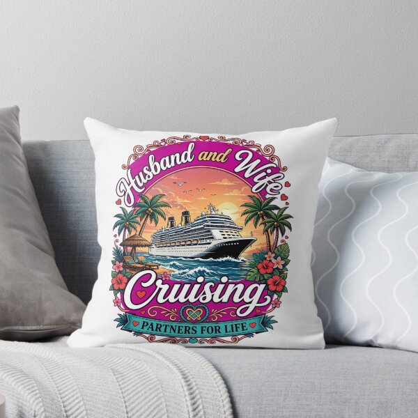 Item preview, Husband & Wife Cruising Couple Cruise Shirt | Nautical Travel Style | Married Couples Vacation Gift designed and sold by Teetreasure2.