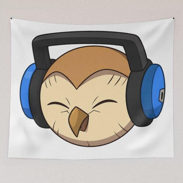 Item preview, Hooty Music Headphones designed and sold by Migi-Desu.