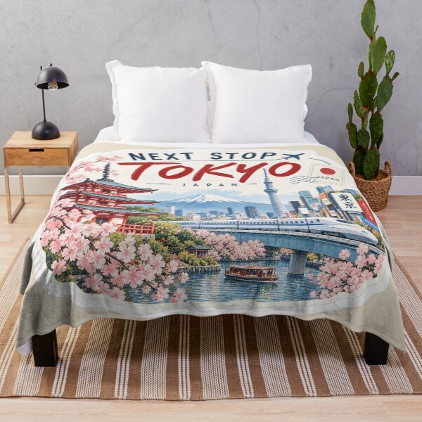 Item preview, Next Stop Tokyo Japan Travel designed and sold by Sasas Design.