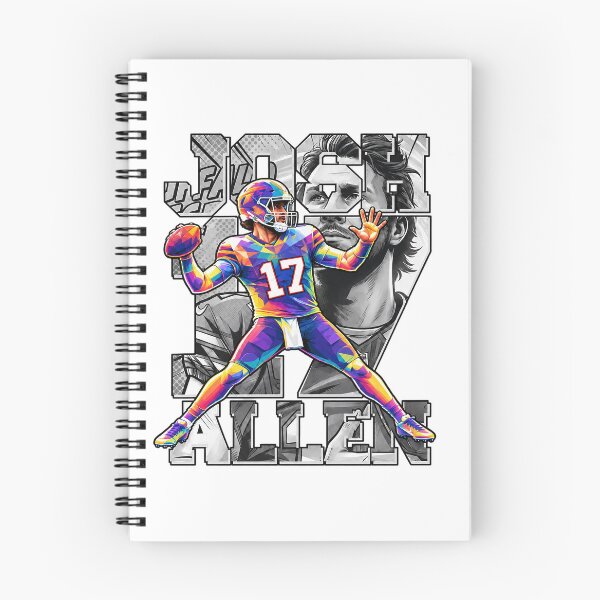 Item preview, Josh Allen 17 Buffalo Football Comic Geometric Graphic designed and sold by YAWO-PAE.