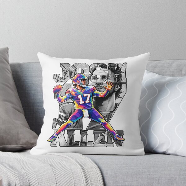 Item preview, Josh Allen 17 Buffalo Football Comic Geometric Graphic designed and sold by YAWO-PAE.