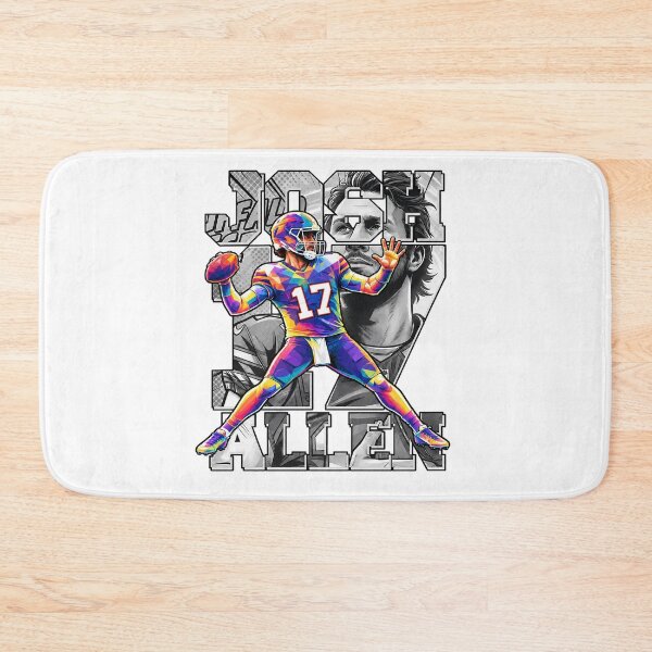 Item preview, Josh Allen 17 Buffalo Football Comic Geometric Graphic designed and sold by YAWO-PAE.