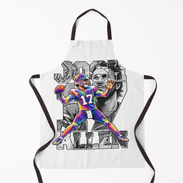 Item preview, Josh Allen 17 Buffalo Football Comic Geometric Graphic designed and sold by YAWO-PAE.