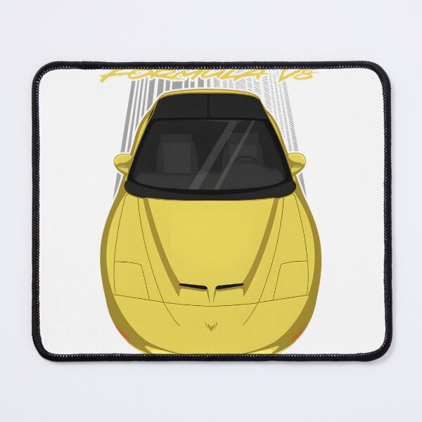 Item preview, Vintage Yellow Pontiac Firebird Formula Classic Muscle Car Illustration designed and sold by Rukshan Rajapaksha.