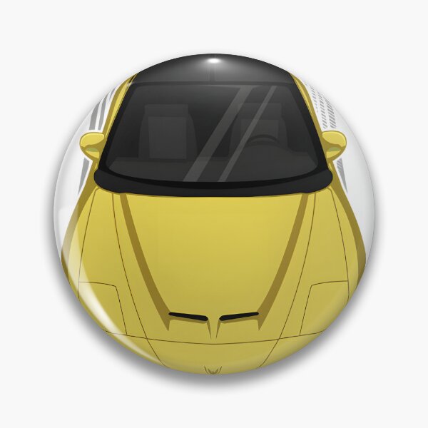 Item preview, Vintage Yellow Pontiac Firebird Formula Classic Muscle Car Illustration designed and sold by Rukshan Rajapaksha.