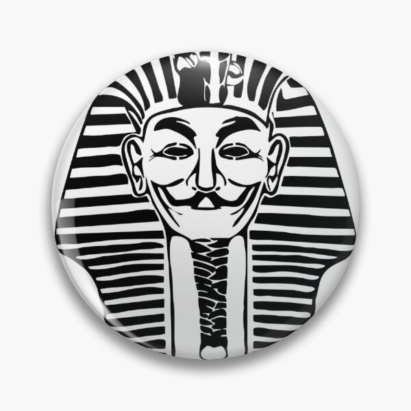 Item preview, King Tut Hacker Mask - Anonymous Tutankhamun Egyptian Mashup designed and sold by ShabanMerch⭐⭐⭐.