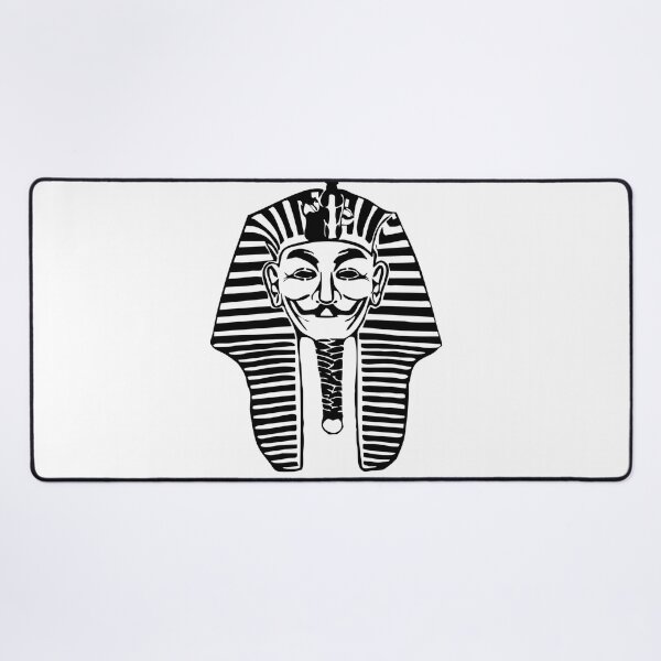 Item preview, King Tut Hacker Mask - Anonymous Tutankhamun Egyptian Mashup designed and sold by ShabanMerch⭐⭐⭐.