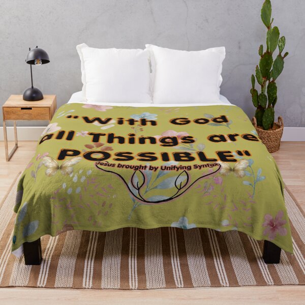 Item preview, With God All Things Are Possible - Inspirational Minimalist Items designed and sold by UnifyingSyntax.