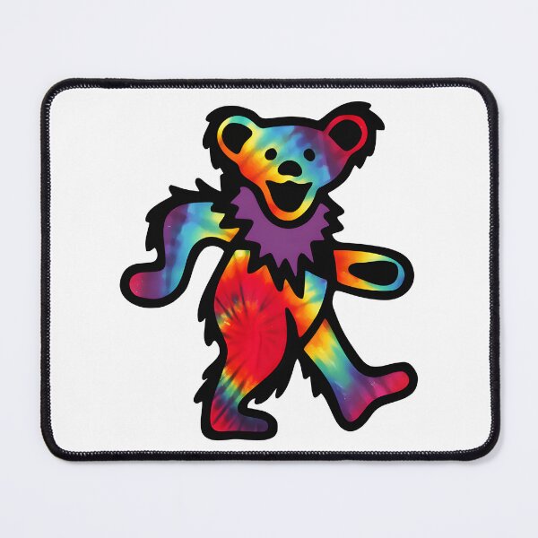 Item preview, Grateful Dancing Dead Hippie Bear Tie Dye Psychedelic Art Design designed and sold by Cagno98.