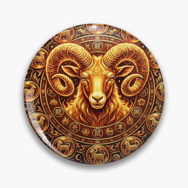 Item preview, Year Of The Goat 2027 羊年 Chinese Lunar New Year Chinese Zodiac designed and sold by BASKN.