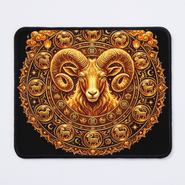 Item preview, Year Of The Goat 2027 羊年 Chinese Lunar New Year Chinese Zodiac designed and sold by BASKN.