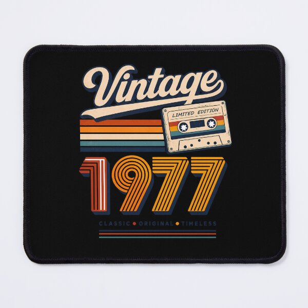 Item preview, Vintage 1977 Retro Cassette Tape - Born In 1977 Birthday Gift designed and sold by FernaRoje.