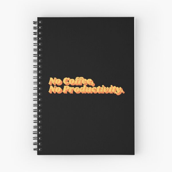 Item preview, No Coffee No Productivity – Funny Retro Coffee Lover Typography designed and sold by Chonkz.