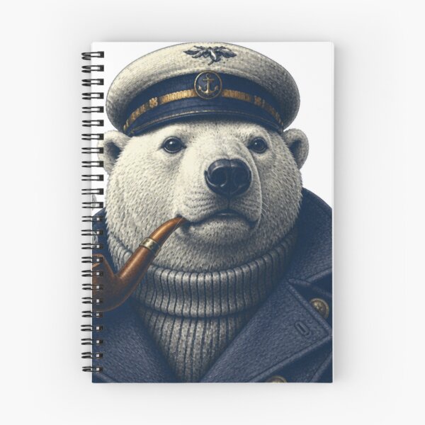 Item preview, captain polar bear with pipe designed and sold by PhiloDoh.