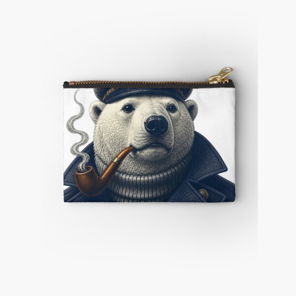 Item preview, captain polar bear with pipe designed and sold by PhiloDoh.