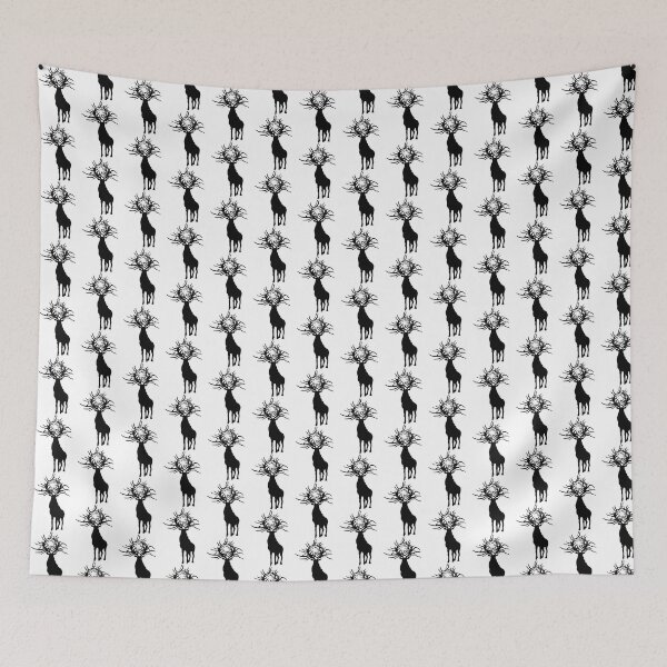Item preview, Morozovas Stag Silhouette Nature Wildlife Art by RockyCreekArt designed and sold by jayesh007.
