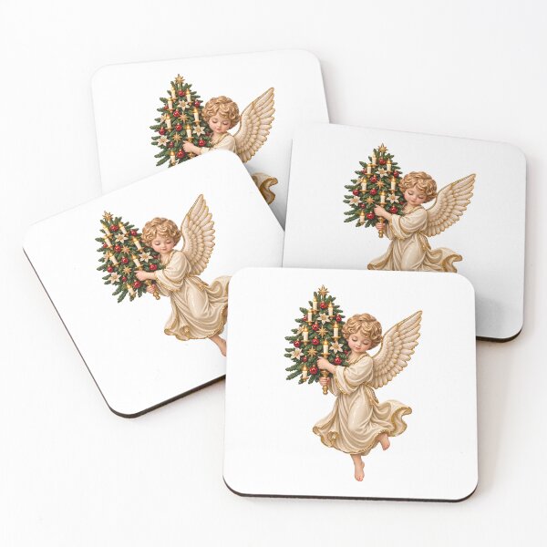 Item preview, Cute Christmas Cherub Angel designed and sold by anak-ilustra.