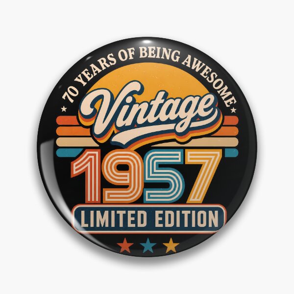 Item preview, Vintage 1957 70th Birthday - 70 Years of Being Awesome Limited Edition Birthday Gift designed and sold by FernaRoje.