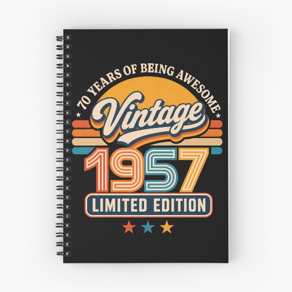 Item preview, Vintage 1957 70th Birthday - 70 Years of Being Awesome Limited Edition Birthday Gift designed and sold by FernaRoje.