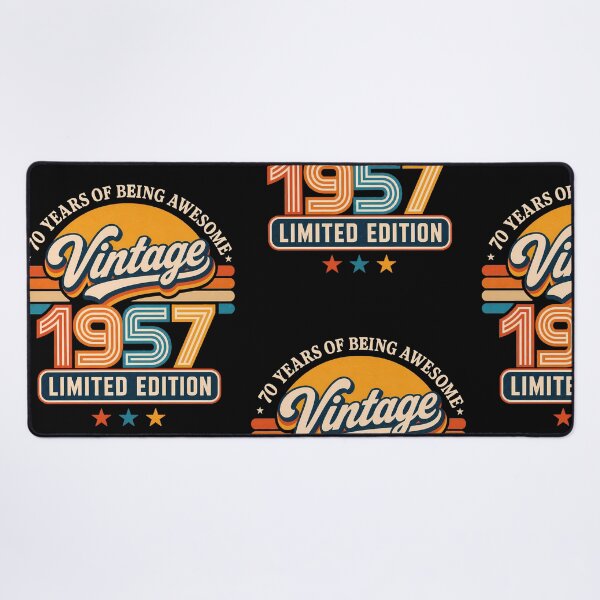 Item preview, Vintage 1957 70th Birthday - 70 Years of Being Awesome Limited Edition Birthday Gift designed and sold by FernaRoje.