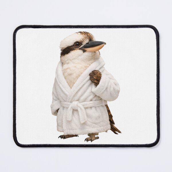 Item preview, Kookaburra Fluffy Bathrobe designed and sold by Sillytoe.