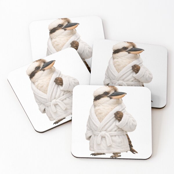 Item preview, Kookaburra Fluffy Bathrobe designed and sold by Sillytoe.