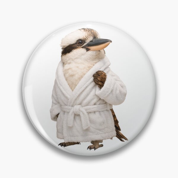 Item preview, Kookaburra Fluffy Bathrobe designed and sold by Sillytoe.