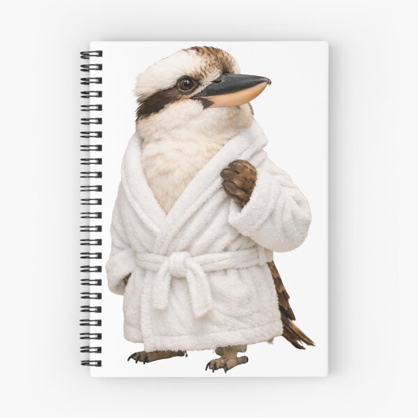 Item preview, Kookaburra Fluffy Bathrobe designed and sold by Sillytoe.