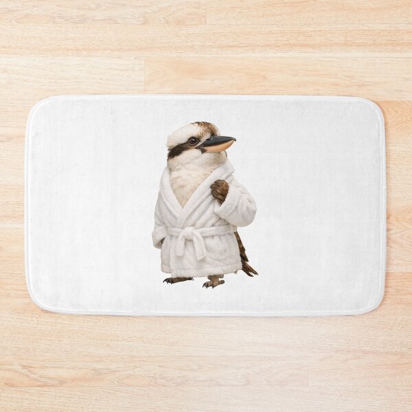 Item preview, Kookaburra Fluffy Bathrobe designed and sold by Sillytoe.