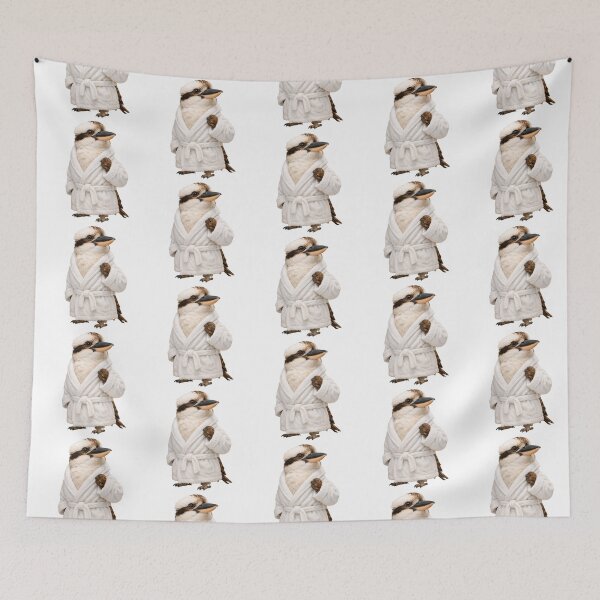 Item preview, Kookaburra Fluffy Bathrobe designed and sold by Sillytoe.