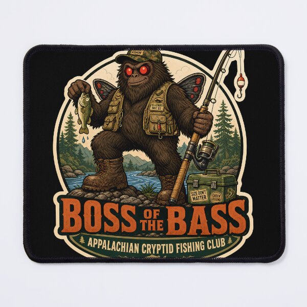 Item preview, Appalachian Cryptid Fishing Club  designed and sold by Fort Chiswell Trading Company.