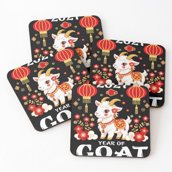 Item preview, Year Of The Goat 2027 羊年 Chinese Lunar New Year Chinese Zodiac designed and sold by BASKN.