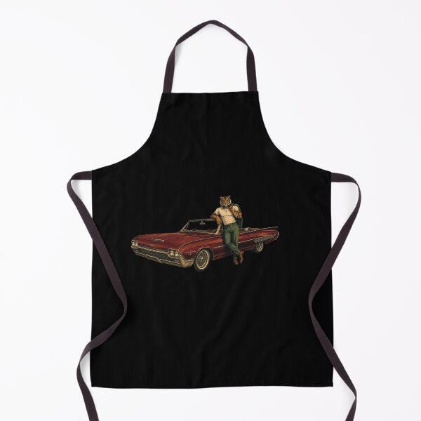 Item preview, Elegant Tiger with a 1960s Classic Car T-Shirt designed and sold by Animal Cosmic Society.